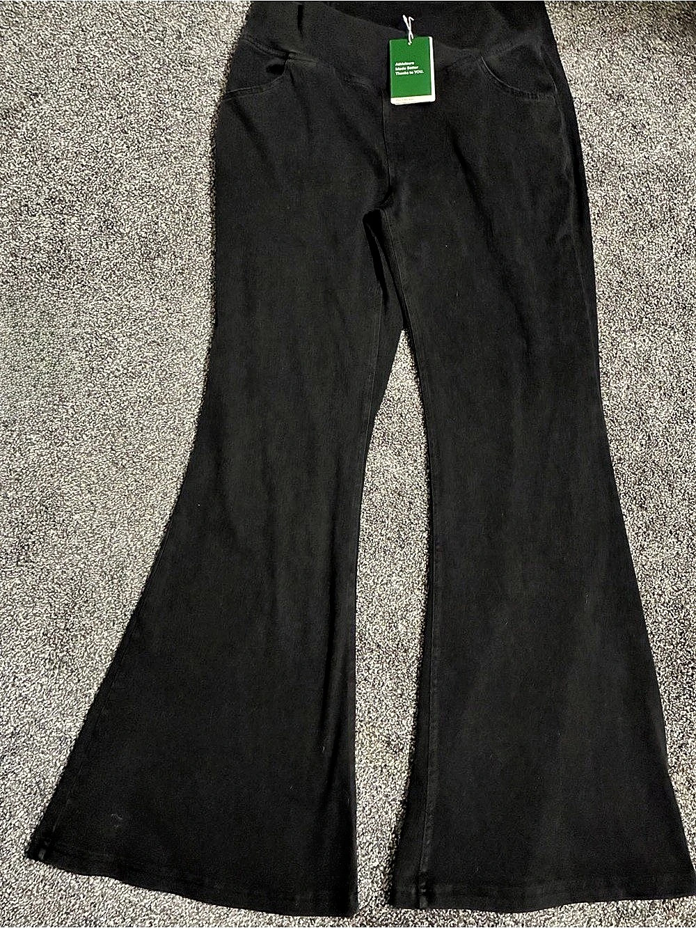 Halara Athleisure Made Better Black Flare Jeans Size Large NWT